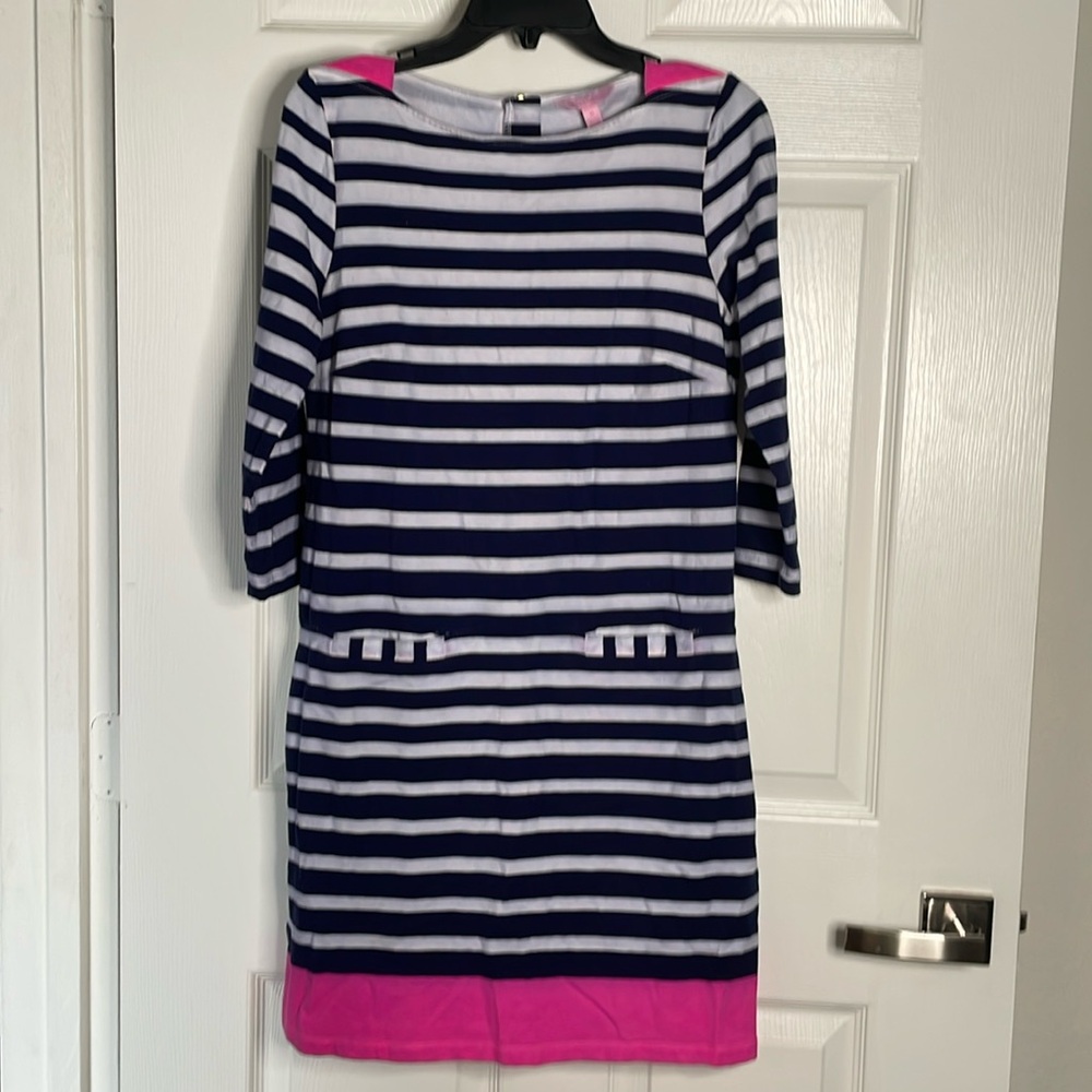 Lilly Pulitzer striped dress with pockets